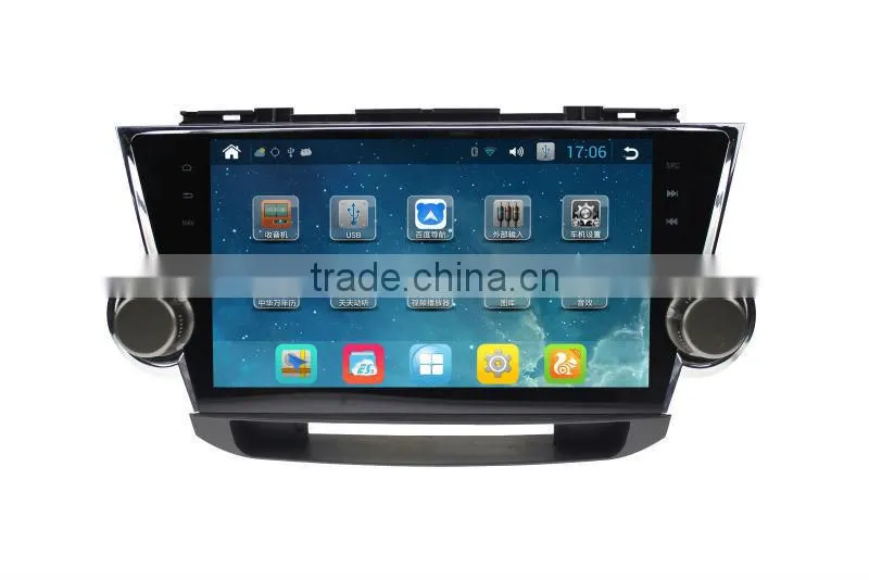 RK3188 1.6GHz Quad-Core 10.1" 1024x600 Pure Android 4.2.2 Radio GPS For TOYOTA HIGHLANDER Android Radio Stereo 3G WIFI