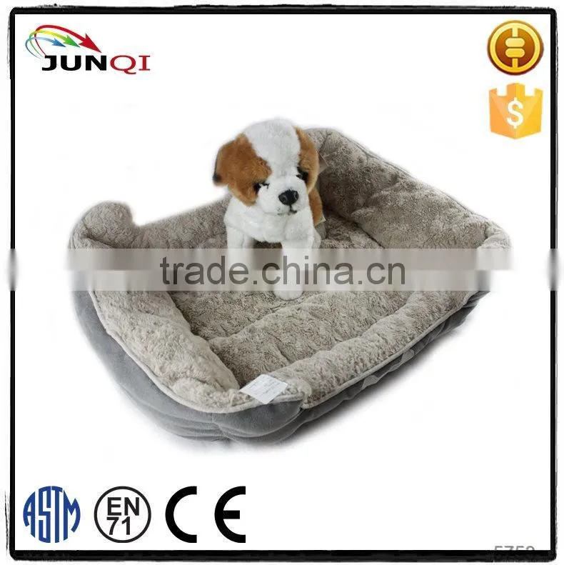 soft polyester/cotton canvas dog bed