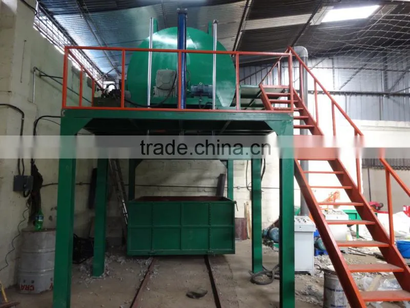 Foam scraps chips crushing machine