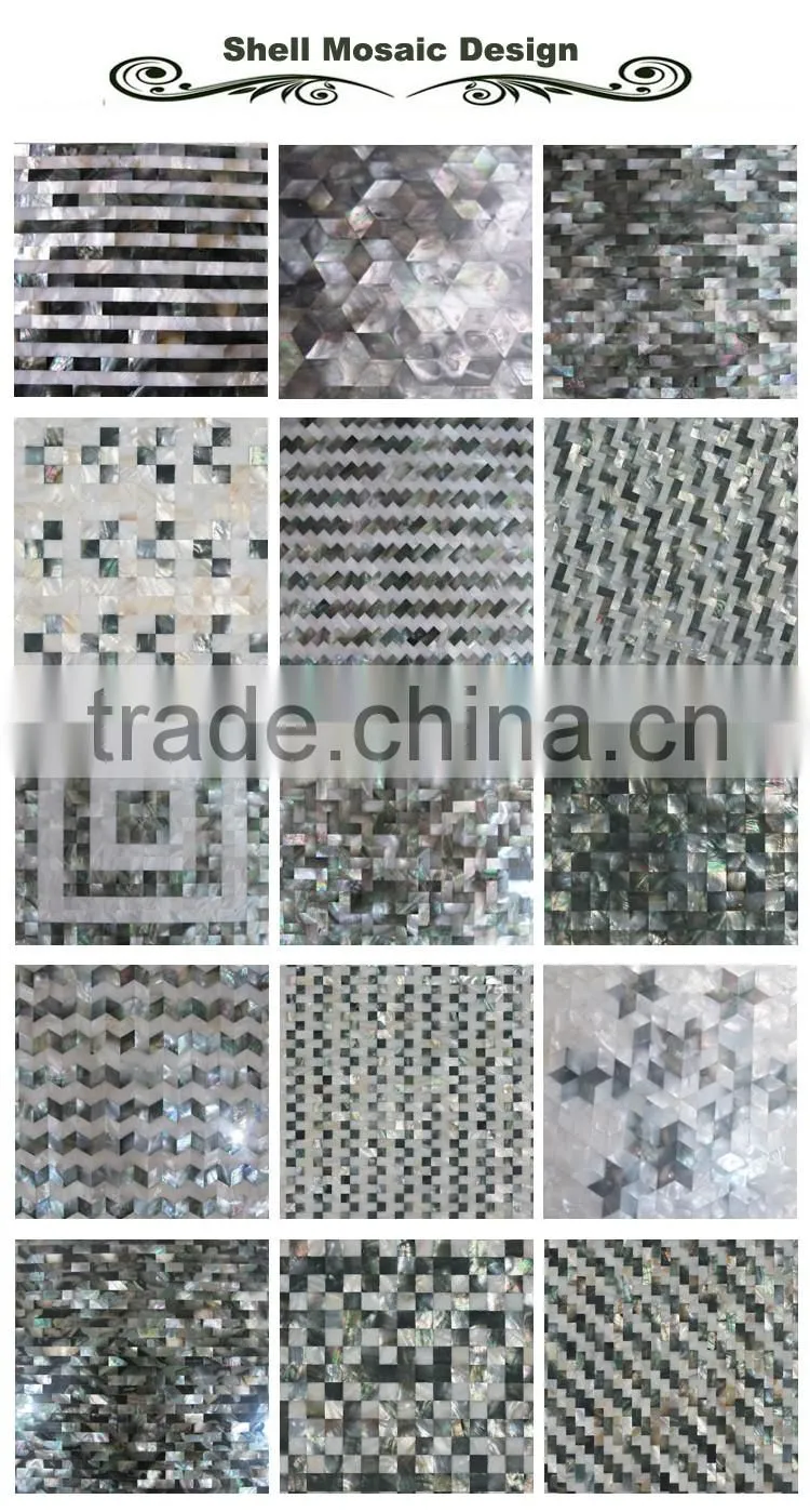 low price natural river shell mosaic for decoration