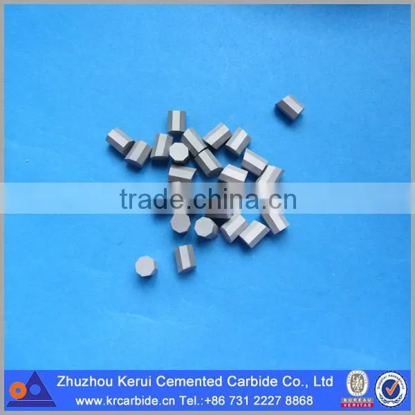 Customized tungsten carbide drill bit insert octagonal insert for rotary drilling