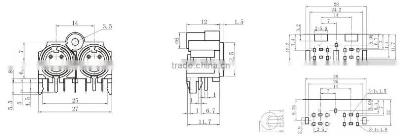 DIN Connector S Terminal connector