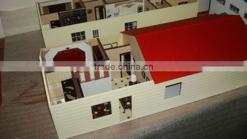 prefab steel frame kit home,light steel prefab villa,prefab modern steel house