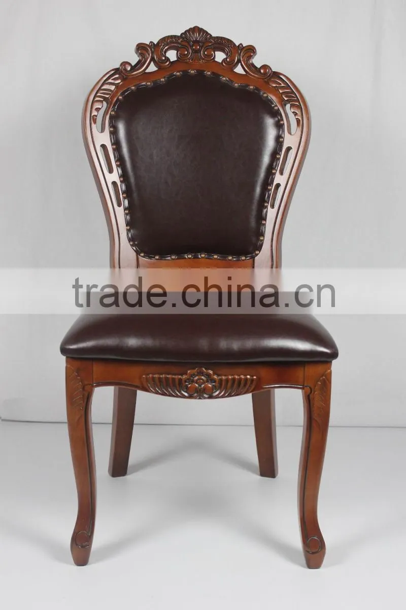 easy antique indian luxury leather seat copper nail royal baby connection high chair wooden