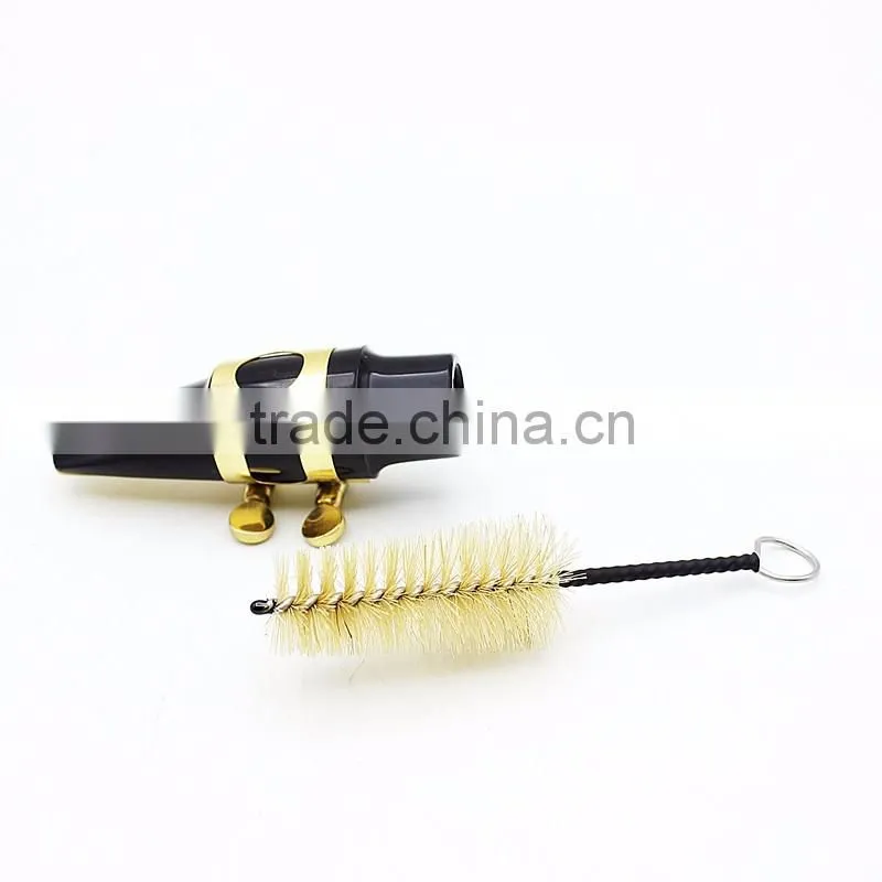 Woodwind Instruments Synthetic Material Saxophone Sound Hole Beige Cleaning Brush