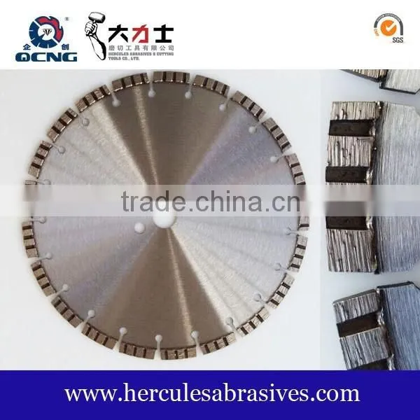 Laser deep segments laser welded diamond saw blade