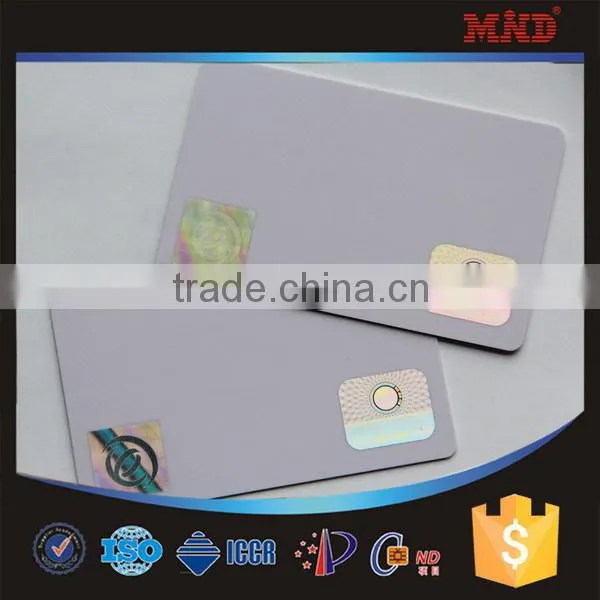 MDH22 Plastic hologram business cards/holographic over for pvc cards