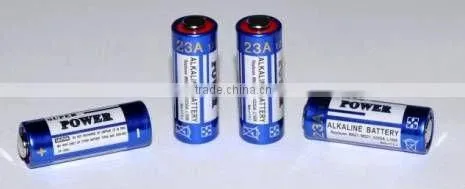 Alkaline cylindrical battery 23A
