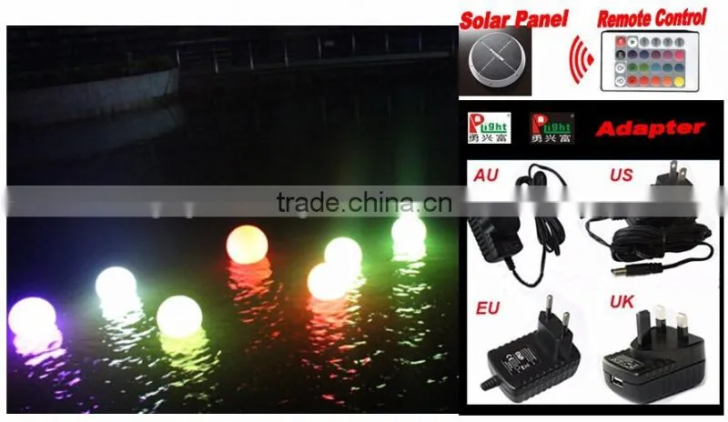 LED ball with remote control B004E