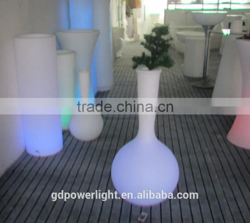 PE plastic Solar light for Flowerpot with solar LED light YXF-5210S