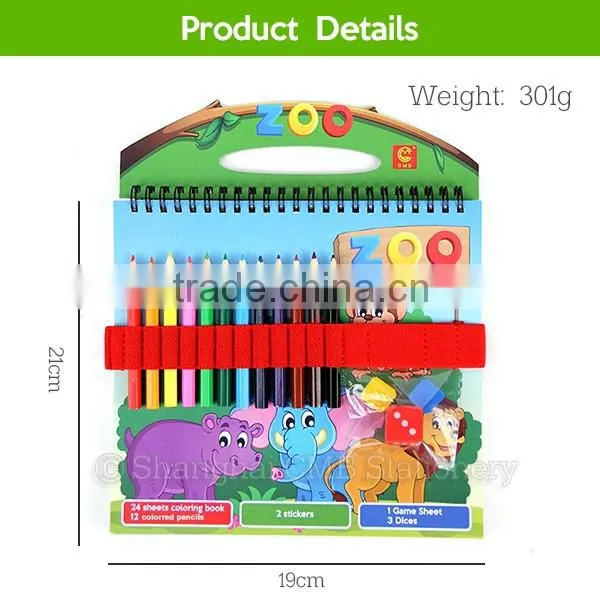 Eco friendly new product pencil drawing kit art and craft for children activity