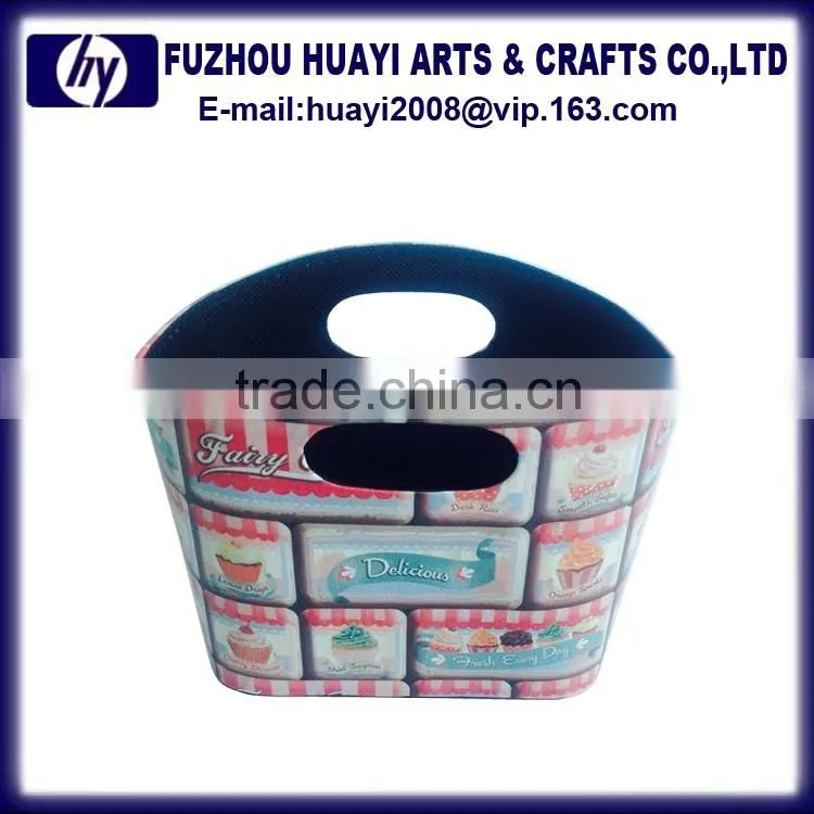 wholesale fancy craft foldable leather storage basket various kind of basket