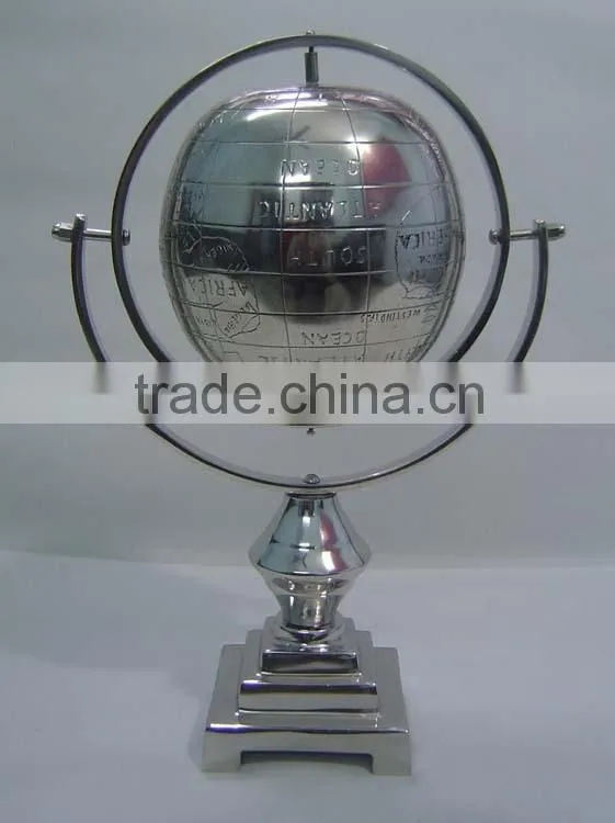 Cast aluminium decorative Globe
