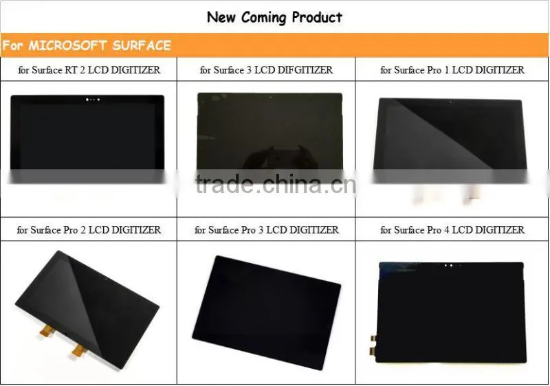 Fast delivery for Microsoft Surface Pro 4 (1724) LTN123YL01-001front window digitizer assembly