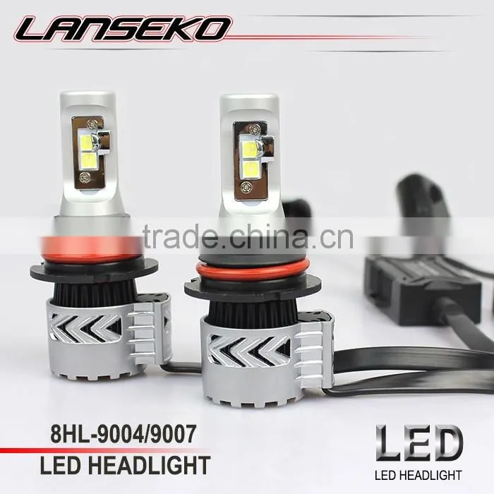 Powerful G8 6000lm 40w car led headlight bulb 9004 with 2 years warranty