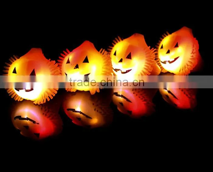 finger ring flashing novelty ring for party glowing in the dark light up toys