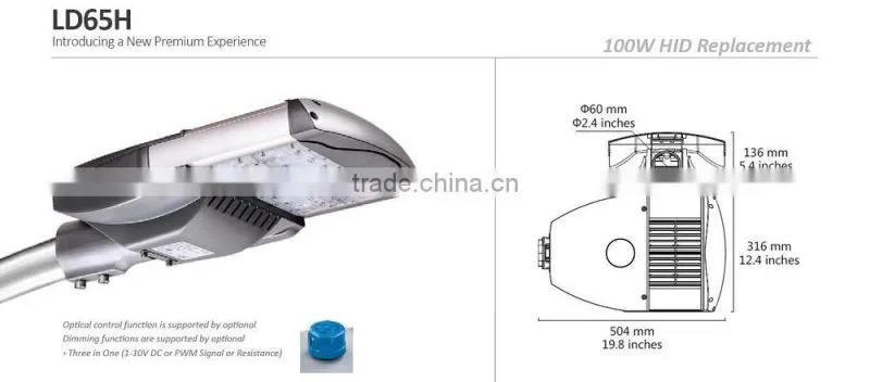 Hangzhou factory directly sale, high quality and modular LED street light 65W, street lights