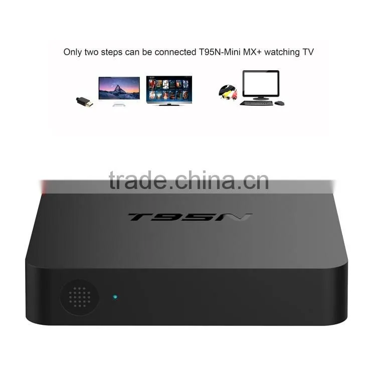 2016 New Android5.1 TV Box T95N Amlogic S905 Quad Core A53 Wifi XBMC Support