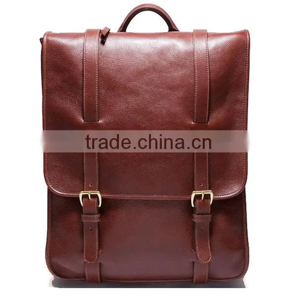 Large capacity cow leather backpack bag laptop backpack