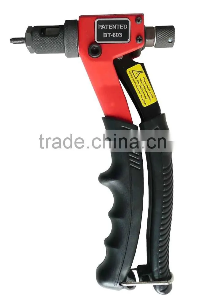 Hot sell single hand heavy duty pop rivet gun