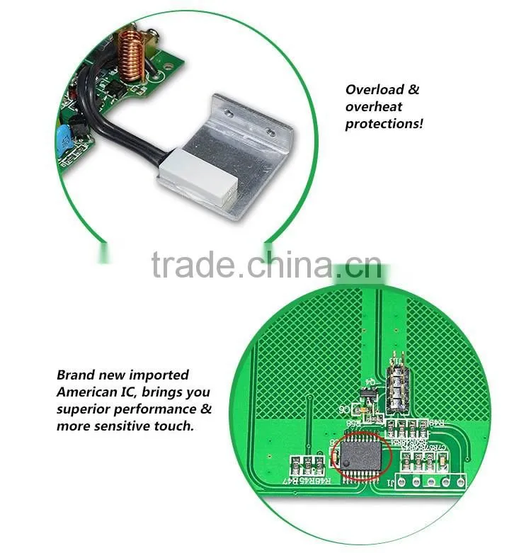 US/AUS Type Crystal Touch Fan Switch & Wall Touch Switch for Fan
