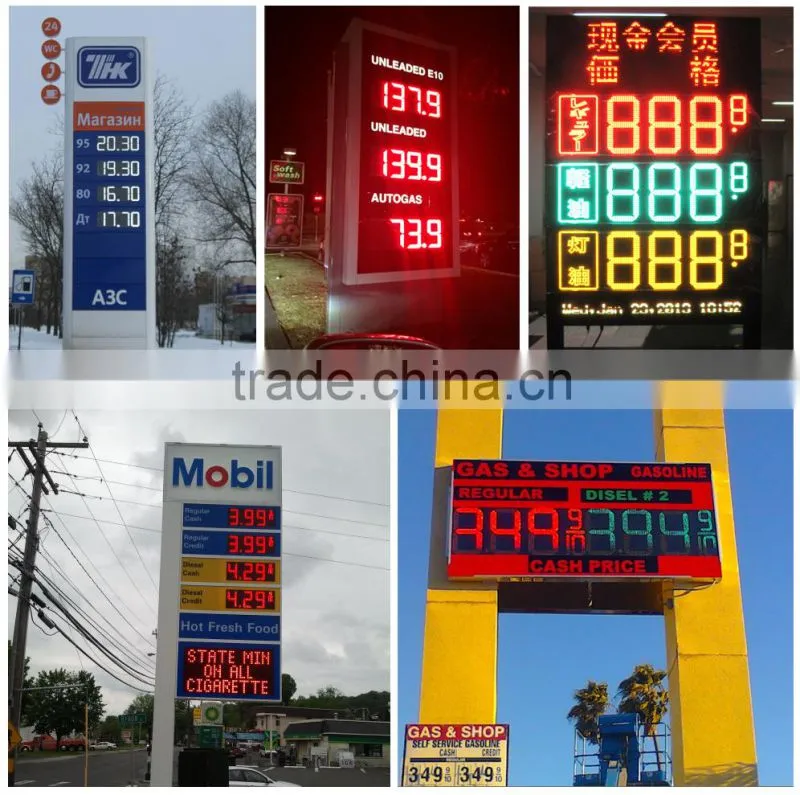 LED Digital Gas Price Sign for Gas Station
