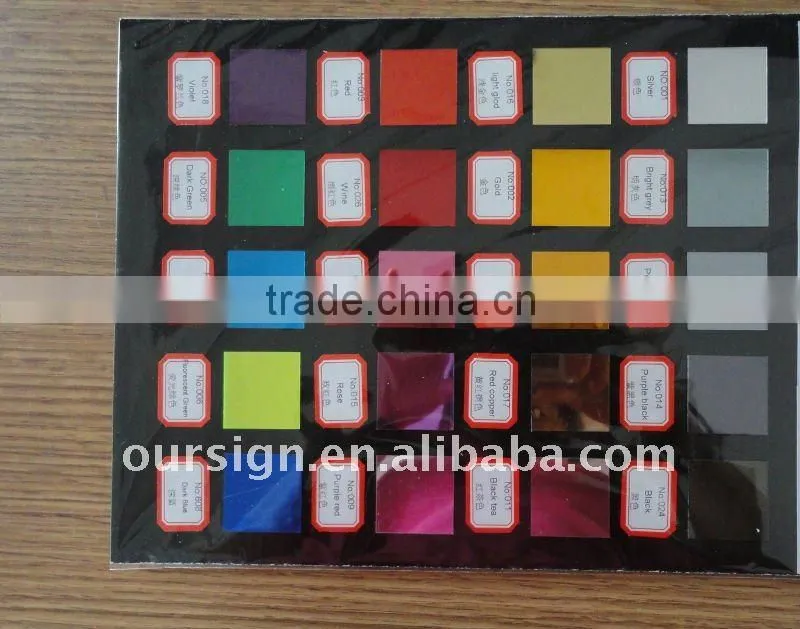 Engraving Acrylic Mirror Board