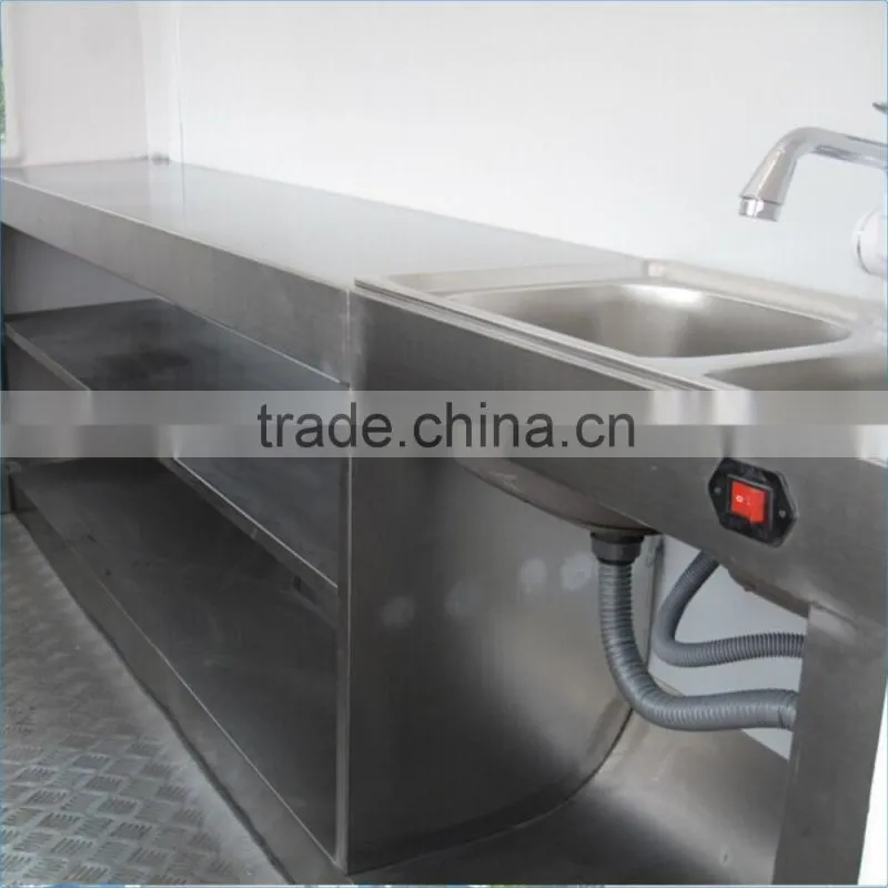 WK280 factory price outdoor mobile food van/food car