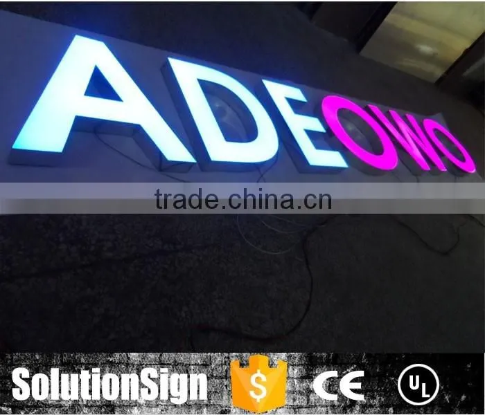 resin sign channel letter