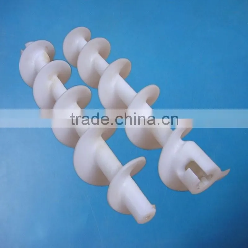 best selling Engineering plastic UHMW-PE nylon conveyer screw supplier china