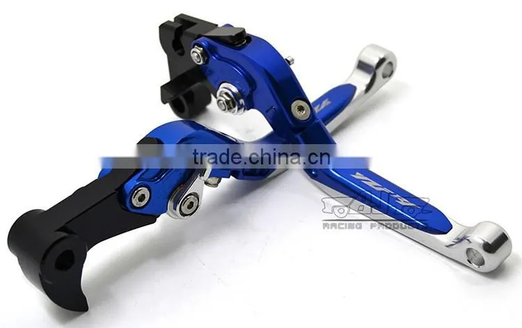 LS-001-R115 Aftermarket Foldable Extendable CNC Aluminum Motorbike Brakes Clutch Levers For Yamaha R1
