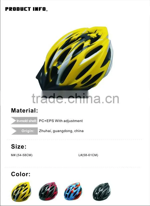 Outdoors Sport Mountain bicycle helmets via CE certification made in China