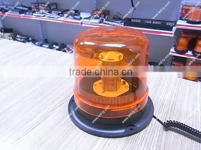 Magnetic Mount Rotating Emergency Warning Beacon Light Lamp LED Flashing Beacon With Cigarette Plug