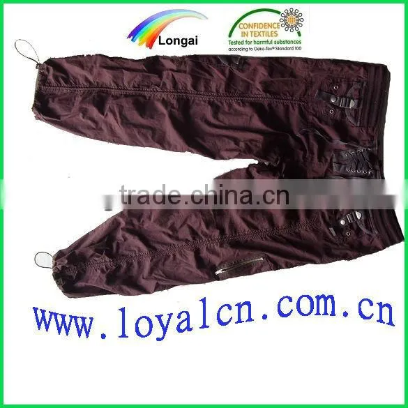 cotton spandex fitted casual pants