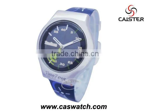 Alloy case PVC band Kids watch special plastic disk second hands child watch quartz analog kids watch