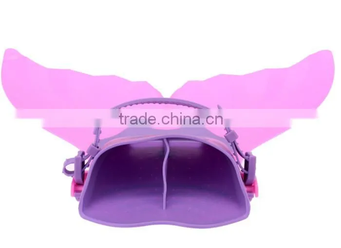 Kid Children Swimming Fins Training Flipper Mermaid Swim Fin Swimming Foot Flipper Diving Feet Tail Monofin