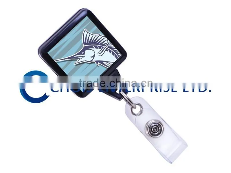 Custom Yoyo Badge Reel/ID Card Holder Round Badge Reels Retractor