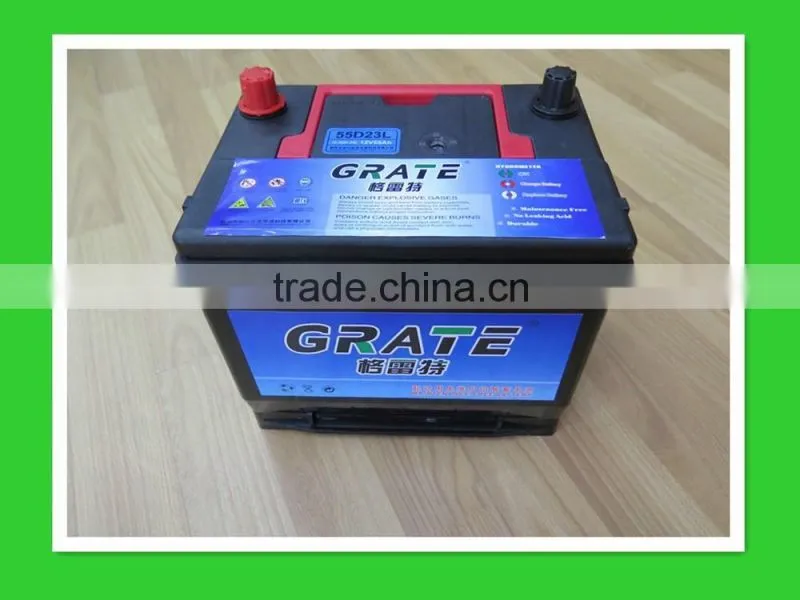 High quality 12V 55AH VRLA lead acid battery Automotive battery 12V battery sealed lead acid battery