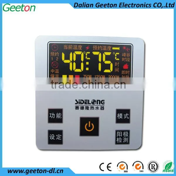 Screen Printing PC Embossing Membrane Nameplate Water Heater Label