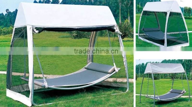 Hotsale Luxury Outdoor Wicker Restaurant Coffee Shop 4-seat swing chair garden