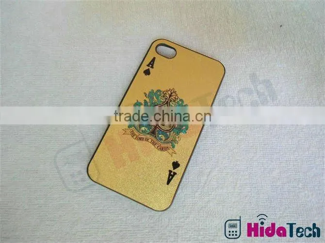 Casino Poker Joker Case for iPhone 4 / 4S,gold & silver color available