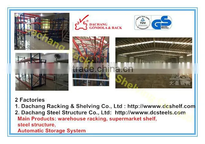 Dachang Manufacturer Promotion Light Duty Warehouse Storage Rack 200kg/level/display rack/steel or metal rack/warehouse rack