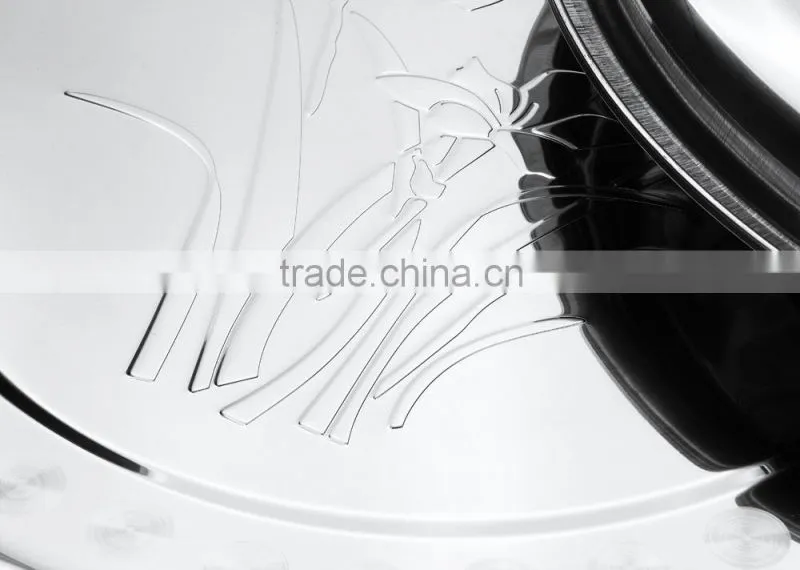 stainless steel cheap salad dinner plates made in china 2015 hot new product