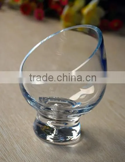 Unique Design Short Stem ice Cream Glass Bowl