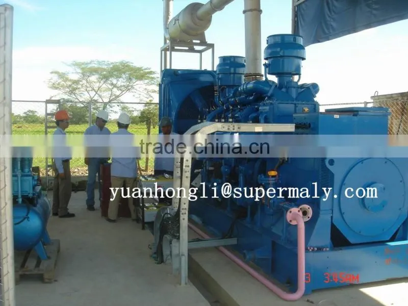 1MW natural gas generator from supermaly power with low speed