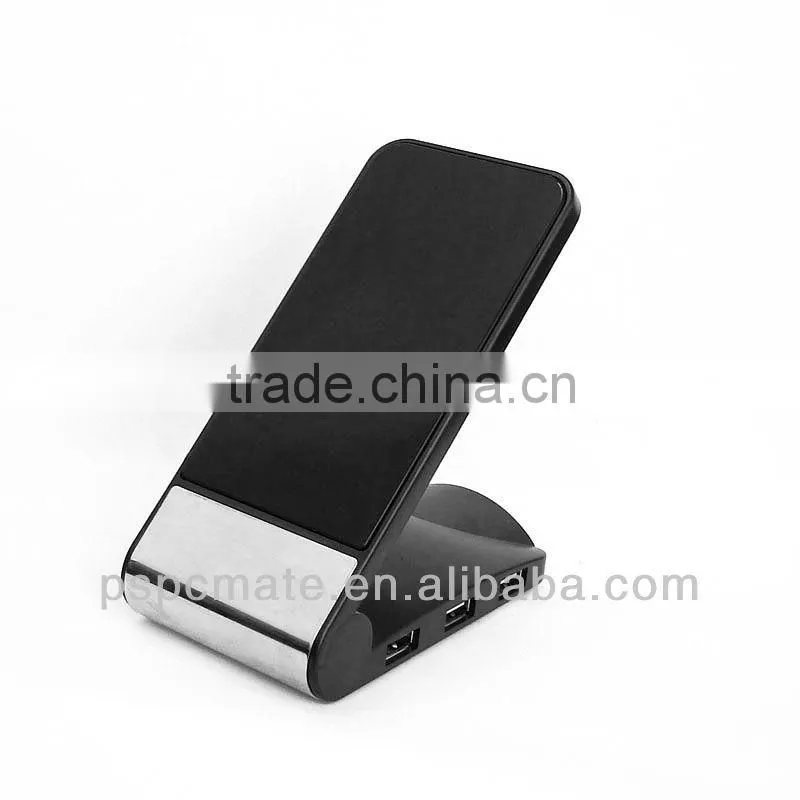 Hot sale Car USB HUB 2.0 with 4 ports and mobile phone holder