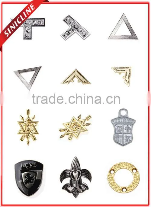 Sinicline Good Quality Silver Metal Label for Garment or Luggage