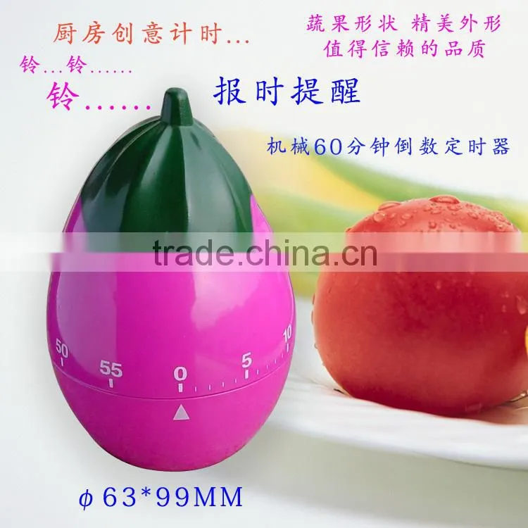 Strawberry shape mechanical timer,Household Kitchen Cooking Mechanical Timer