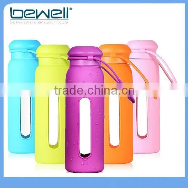 Hot sale printing juice glass bottle