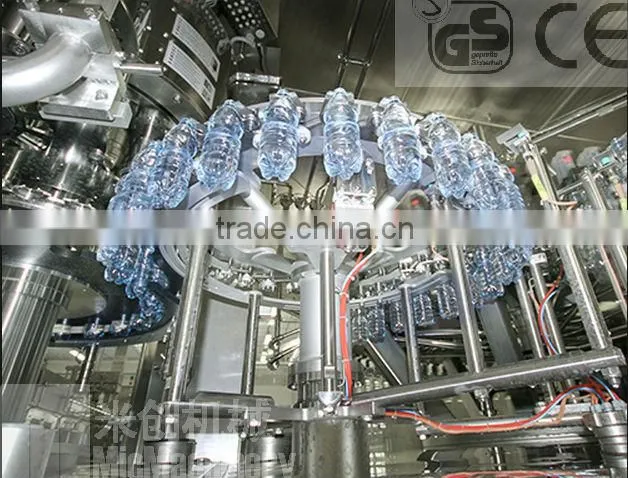 MIC-8-8-3 washing filling capping 3 in 1 mineral water plant with CE 1000-2000bph base on 500ml